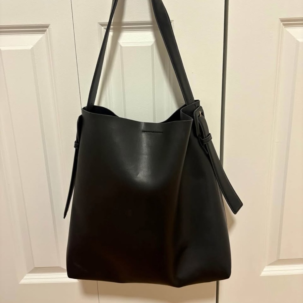 H&M Classic Black Shoulder Bag